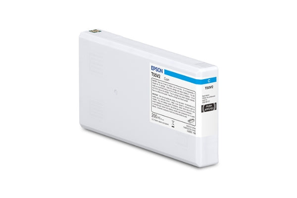 Epson T55V 200ml UltraChrome PRO10 Cyan Ink Cartridge for SureColor P5370 - T55V200