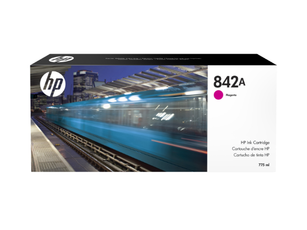 HP 842A 775-ml Magenta PageWide XL Ink Cartridge for HP PageWide XL 8000 - C1Q47A
