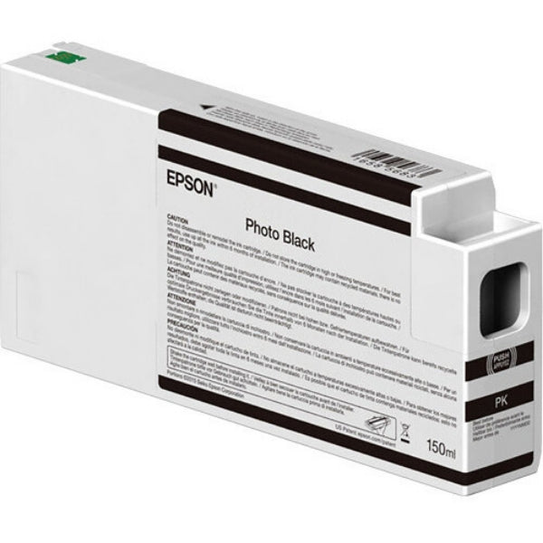 EPSON UltraChrome HD 150mL Photo Black Ink Cartridge for SureColor P6000, P7000, P8000, P9000 - T54V100 (T834100)