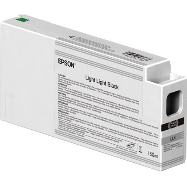 EPSON UltraChrome HD 150mL Light Light Black Ink for SureColor P6000, P7000, P8000, P9000 - T54V900 (T834900)