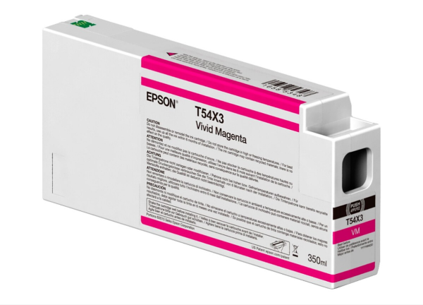 EPSON UltraChrome HD 350mL Vivid Magenta Ink for SureColor P6000, P7000, P8000, P9000 - T54X300 (T824300)
