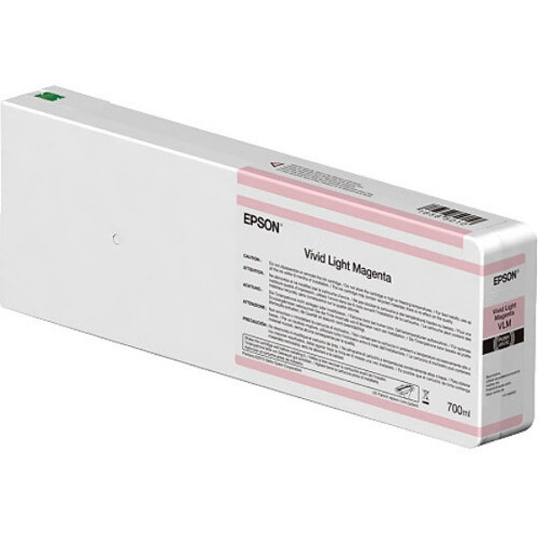EPSON UltraChrome HD 700mL Vivid Light Magenta Ink for SC P6000, P7000, P8000, P9000 - T55K600