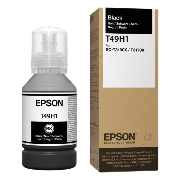 Epson T49H Black Ink Bottle 140ml for SureColor T3170x - T49H100