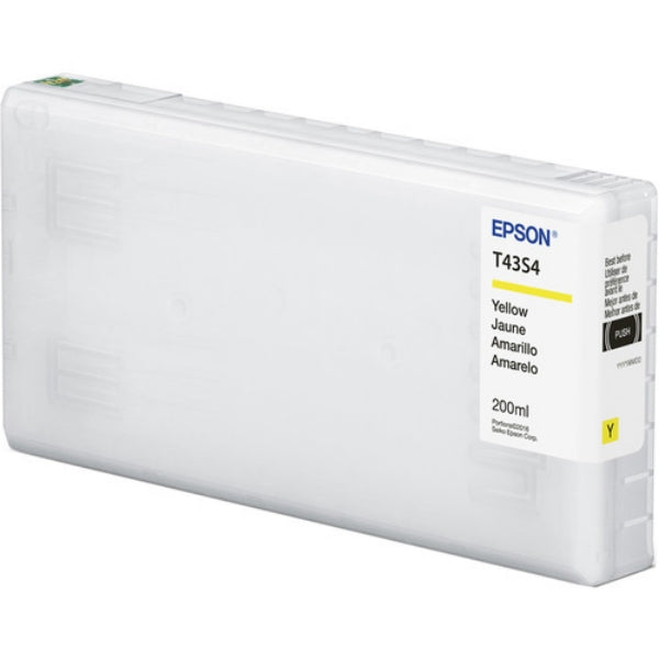 Epson T43S UltraChrome D6r-S Yellow Ink 200ml Cartridge for SureLab D870 - T43S420