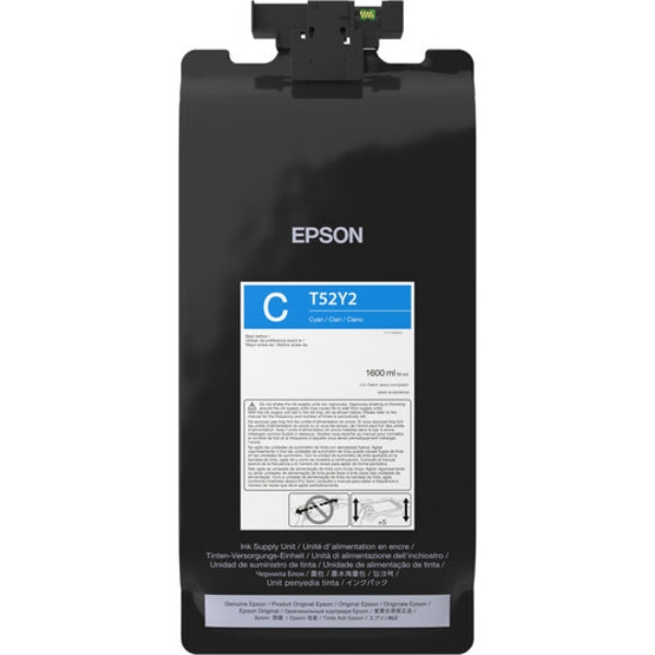 Epson T52Y UltraChrome XD3 High-Capacity Cyan Ink Pack 1.6L for SureColor T7770DL - T52Y220