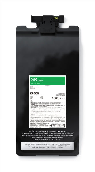 Epson UltraChrome PRO12 1.6L Green Ink for SureColor P20570 - T56EB20