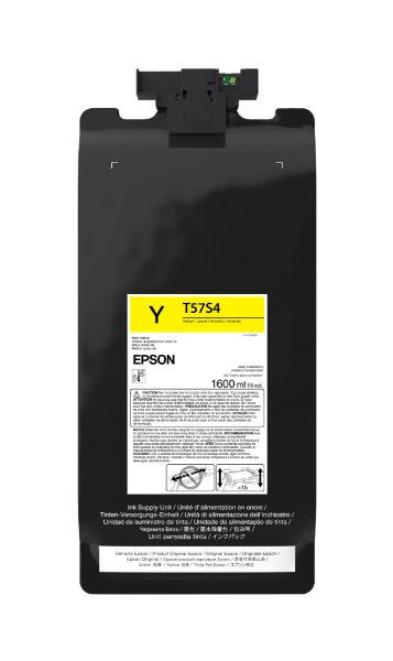 Epson UltraChrome DF 1.6 L Yellow Ink Pack for G6070 - T57S420