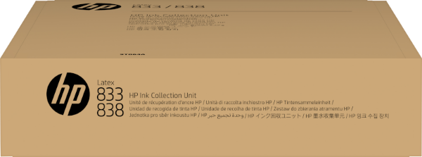 HP 833/838 Ink Collection Unit (2-unit pack) for Latex R530, 730, 730 W, 830, 830 W - 9T064A