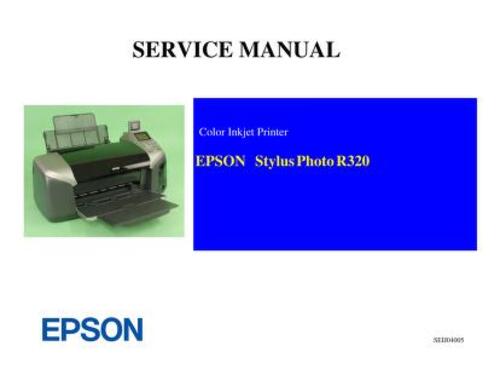 EPSON R320 Service Manual — Wide Image Solutions
