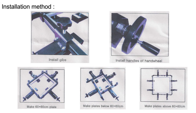 High Precise 24&quot; x 24&quot; Manual Screen Stretching Machine Screen Printing Stretcher