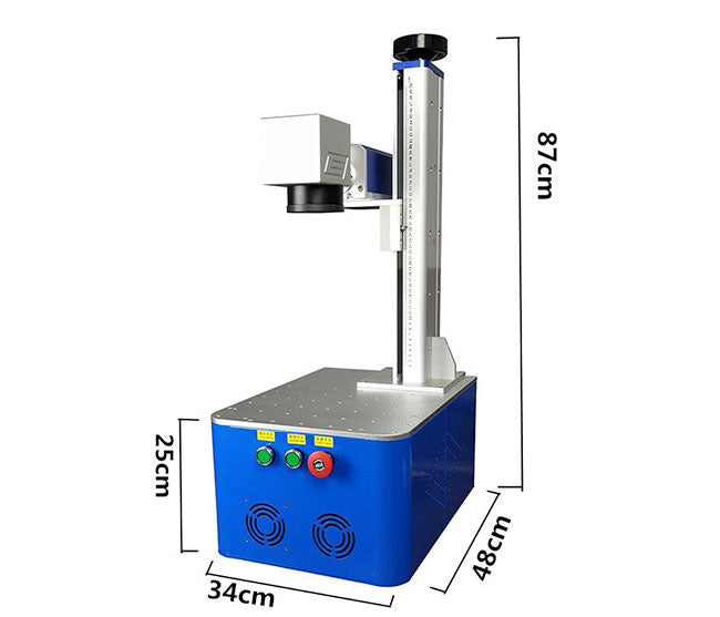 Integrated Fiber Laser Marking Machine with Raycus Laser, FDA