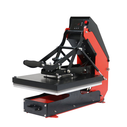 Auto Open T-shirt Heat Press with Slide-out Press Bed