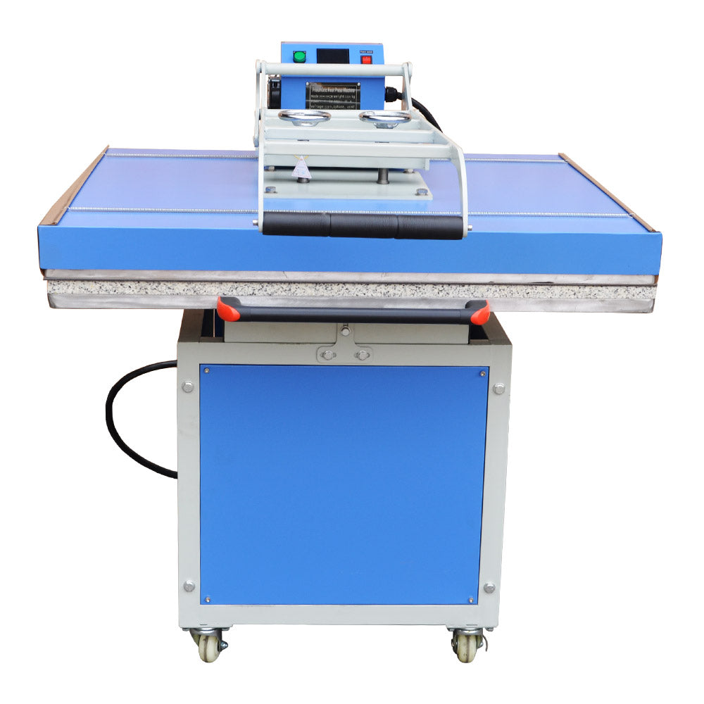 Qomolangma 31in x 39in Large Format Manual Operation Hand Force Textile Thermo Transfer Heat Press Machine 220V 1P 30A