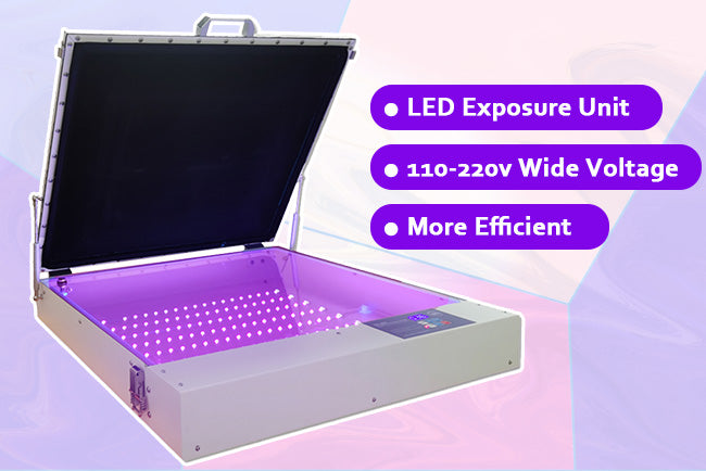 Qomolangma Tabletop Precise 20in x 24in 80W Vacuum LED UV Exposure Unit