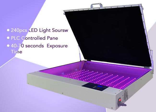 Qomolangma Tabletop Precise 24.8in x 32.6in 120W Vacuum LED UV Exposure Unit