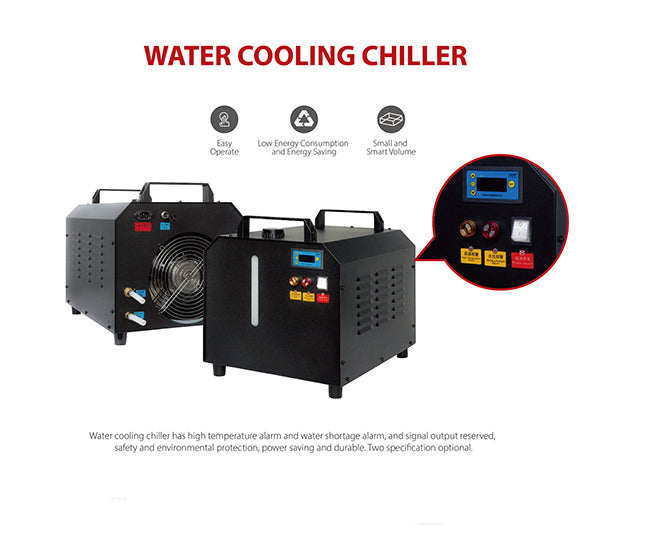CALCA 800W Water Cooling Chiller for Acrylic Bending Machine, 100-230VAC