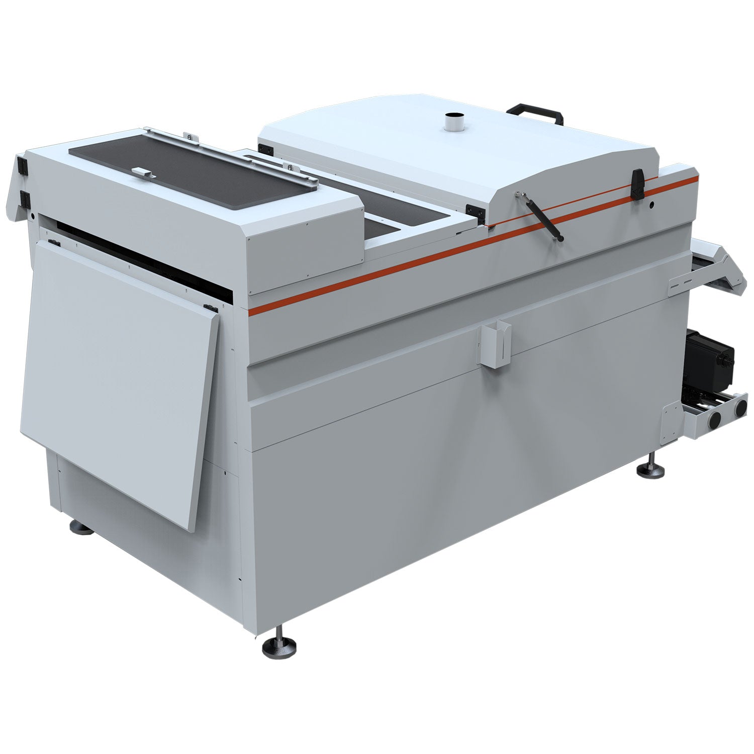 CALCA PLUS 220V 24in Automatic DTF Powder Shaker and Dryer with Vacuum Absorption Conveying Platform and Touch Screen