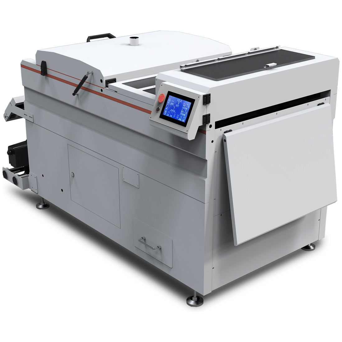 CALCA PLUS 220V 24in Automatic DTF Powder Shaker and Dryer with Vacuum Absorption Conveying Platform and Touch Screen