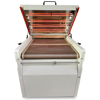 CALCA PLUS 220V 24in Automatic DTF Powder Shaker and Dryer with Vacuum Absorption Conveying Platform and Touch Screen