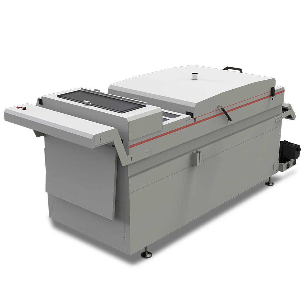 CALCA PLUS 24in High Speed Automatic DTF Powder Shaker and Dryer with Vacuum Absorption Conveying Platform and Touch Screen