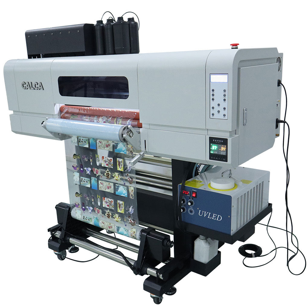 CALCA Ultra SP600 24in UV DTF Sticker Printer, 2 in 1 UV Crystal Label Printer with 3 I3200-U1 Printheads