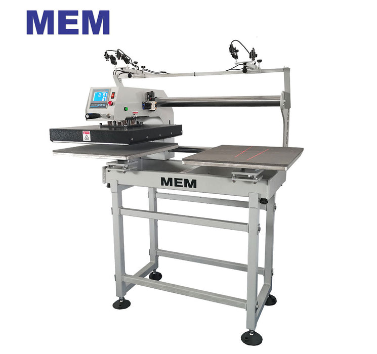MEM 16" x 20" Semi-Automatic Pneumatic Double Station Heat Press with Laser Positioning System