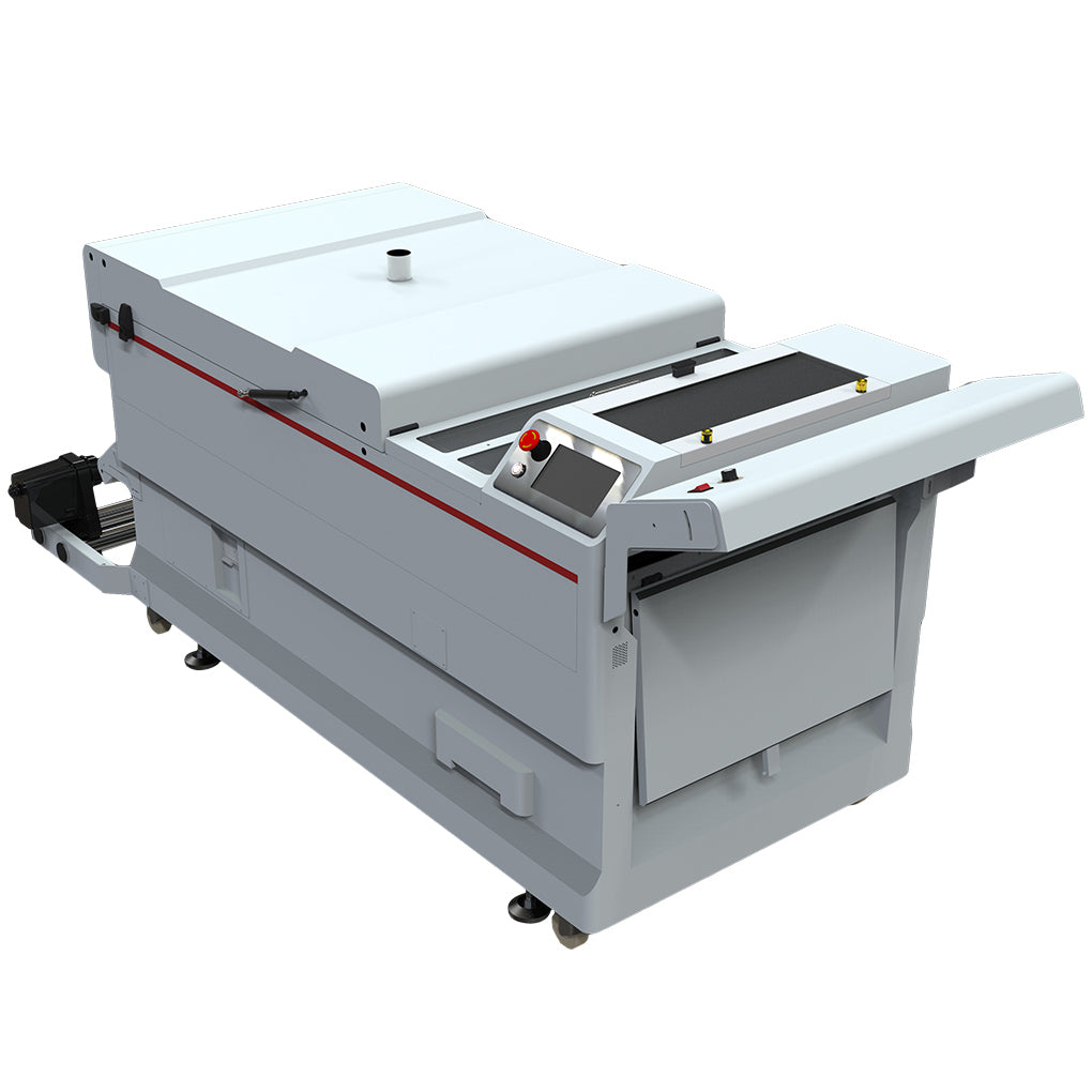 CALCA PRO 24in High Speed Automatic DTF Powder Shaker and Dryer with Vacuum Absorption Conveying Platform and Touch Screen