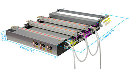 CALCA 27" (700mm) Acrylic bending machine ABM (Three heating module), 220VAC