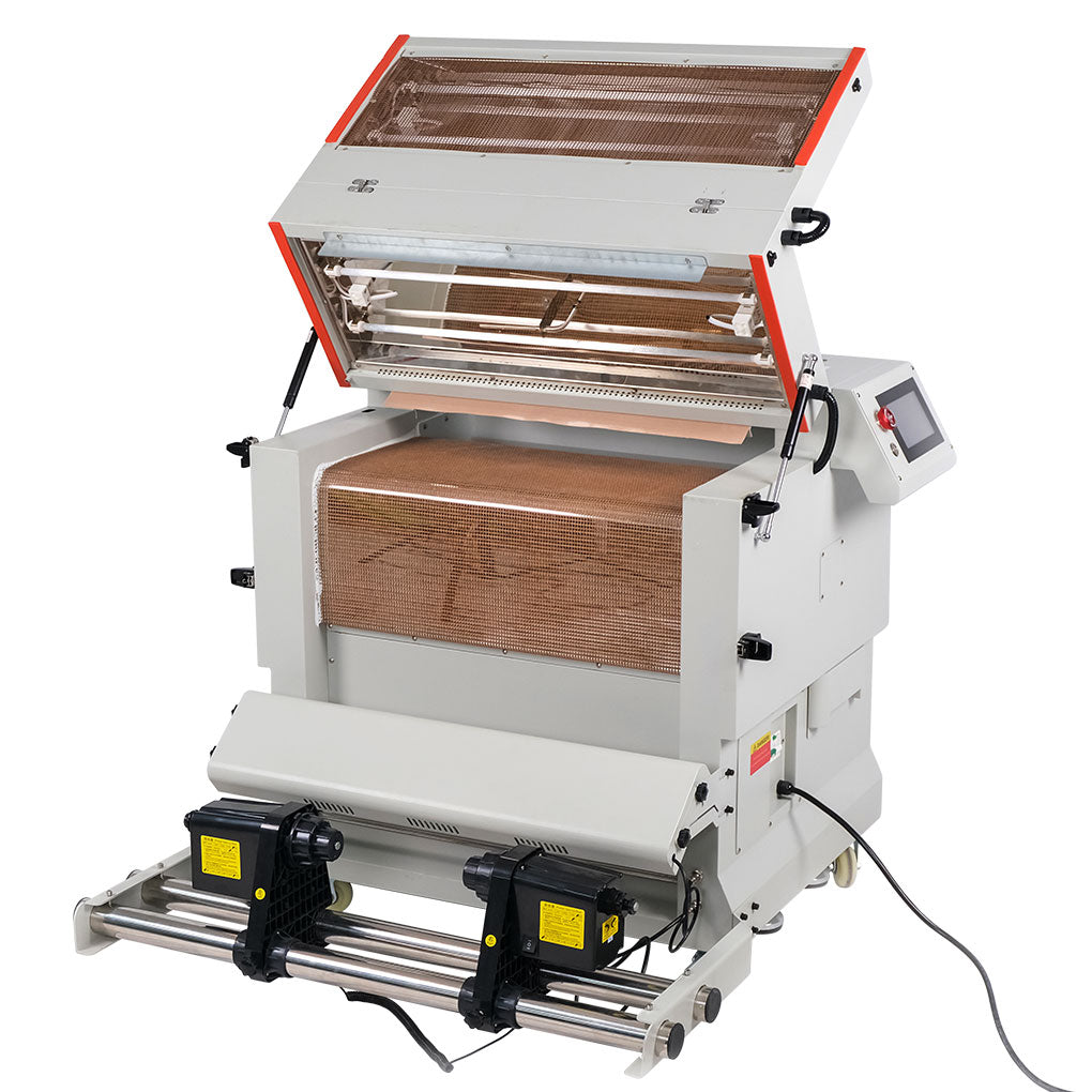 US Stock, CALCA 24in Compact DTF Powder Shaker and Dryer with Touch Screen, Vertical Model