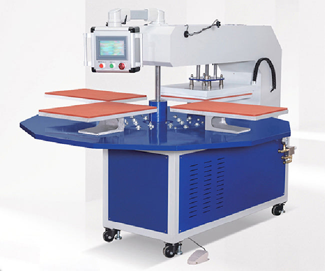 220V 4.5KW 21A 16in x 24in Automatic 4 Station Heat Transfer Machine with Laser Positioning System