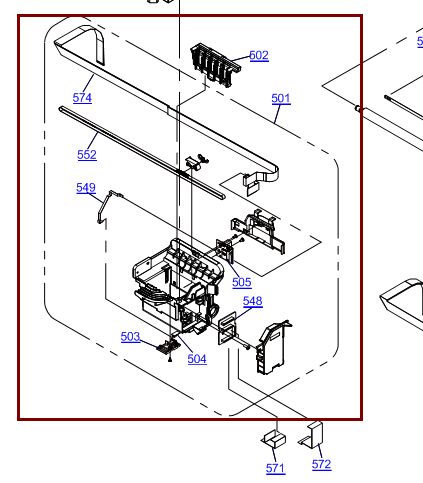 EPSON L1300 Carriage Sub Assy,IEI - 1685325
