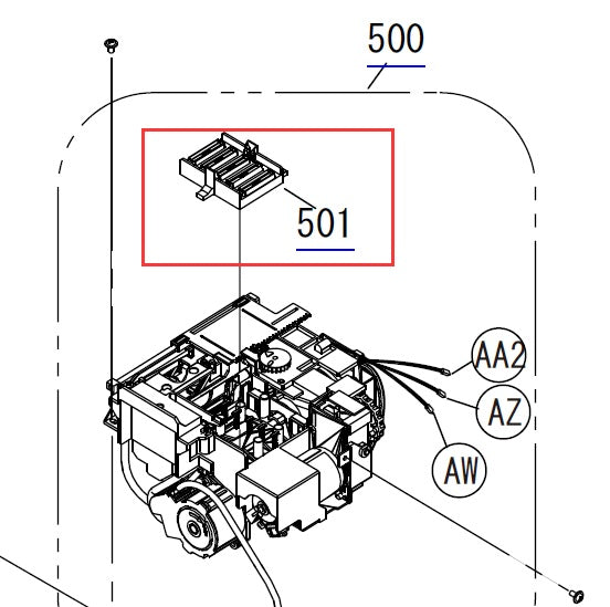 EPSON Pro 4900 SC-F2000 F2100 / SC-P5000 CAP,HEAD,LARGE ASSY.A,ASP - 1700000