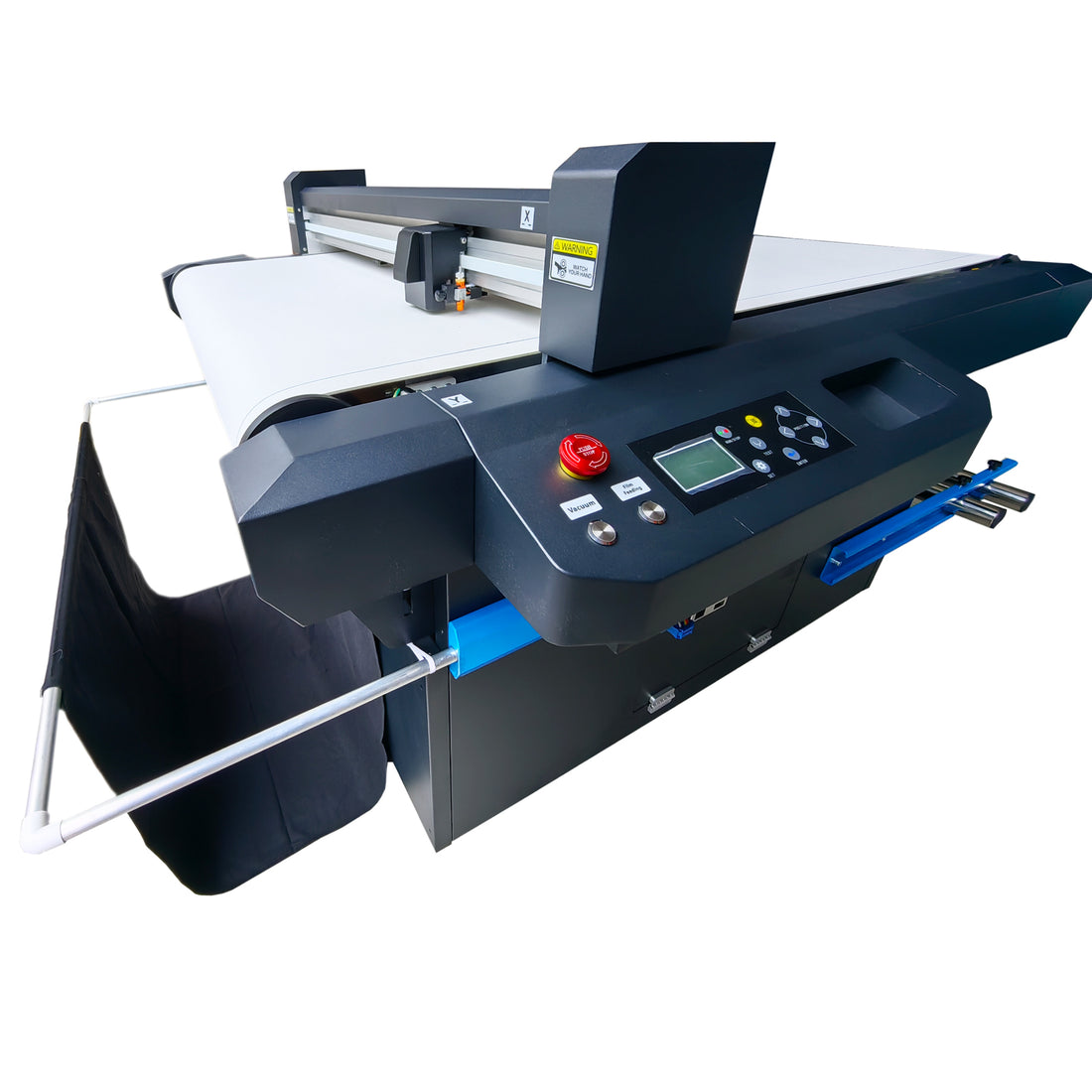 US Stock CALCA Industrial 32" Auto-Feed Cutter DTF/UV DTF Film Roll Cutter - QR Recognition for Batch Production