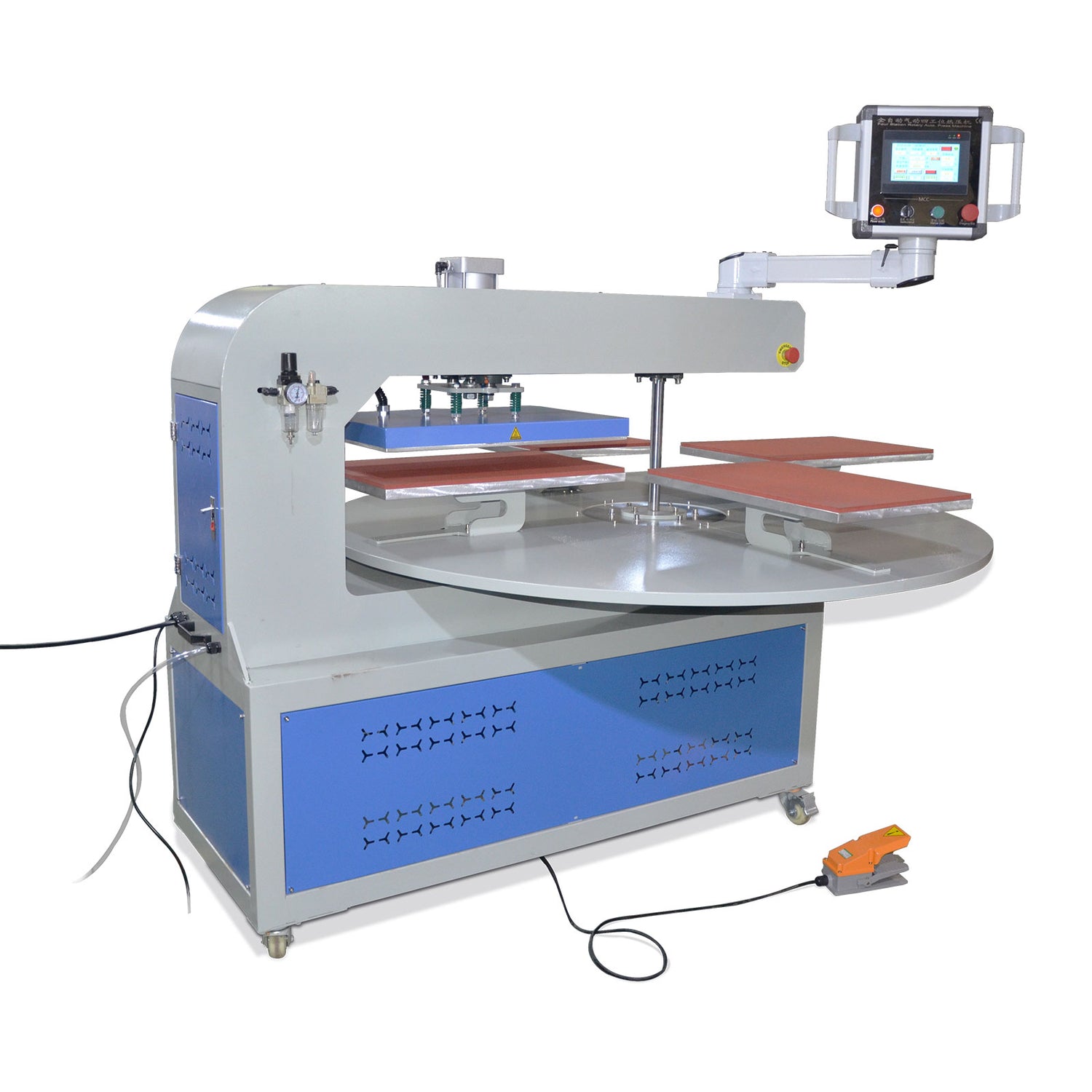 Automatic Pneumatic Four Worktable Rotary Stamping Machine