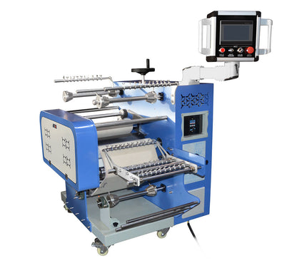 12in x 16in Mini Roller Ribbons &amp; Narrow Fabrics Double-sided Heat Press Machine