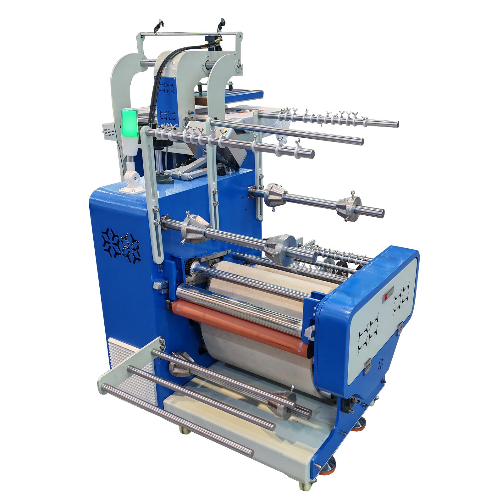 8in x 16in Mini Roller Ribbon &amp; Narrow Fabrics Double-sided Heat Press Machine
