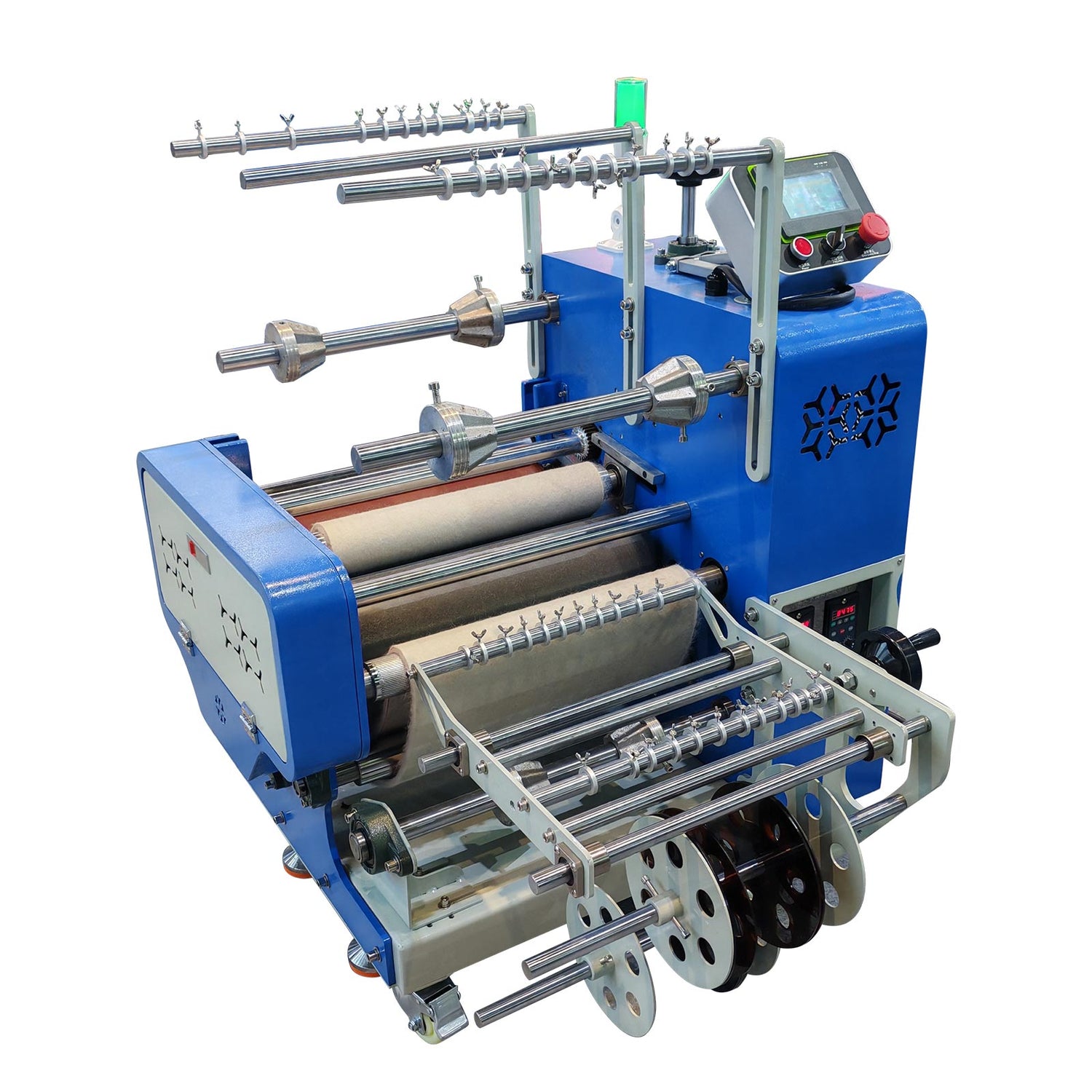 8in x 16in Mini Roller Ribbon &amp; Narrow Fabrics Double-sided Heat Press Machine