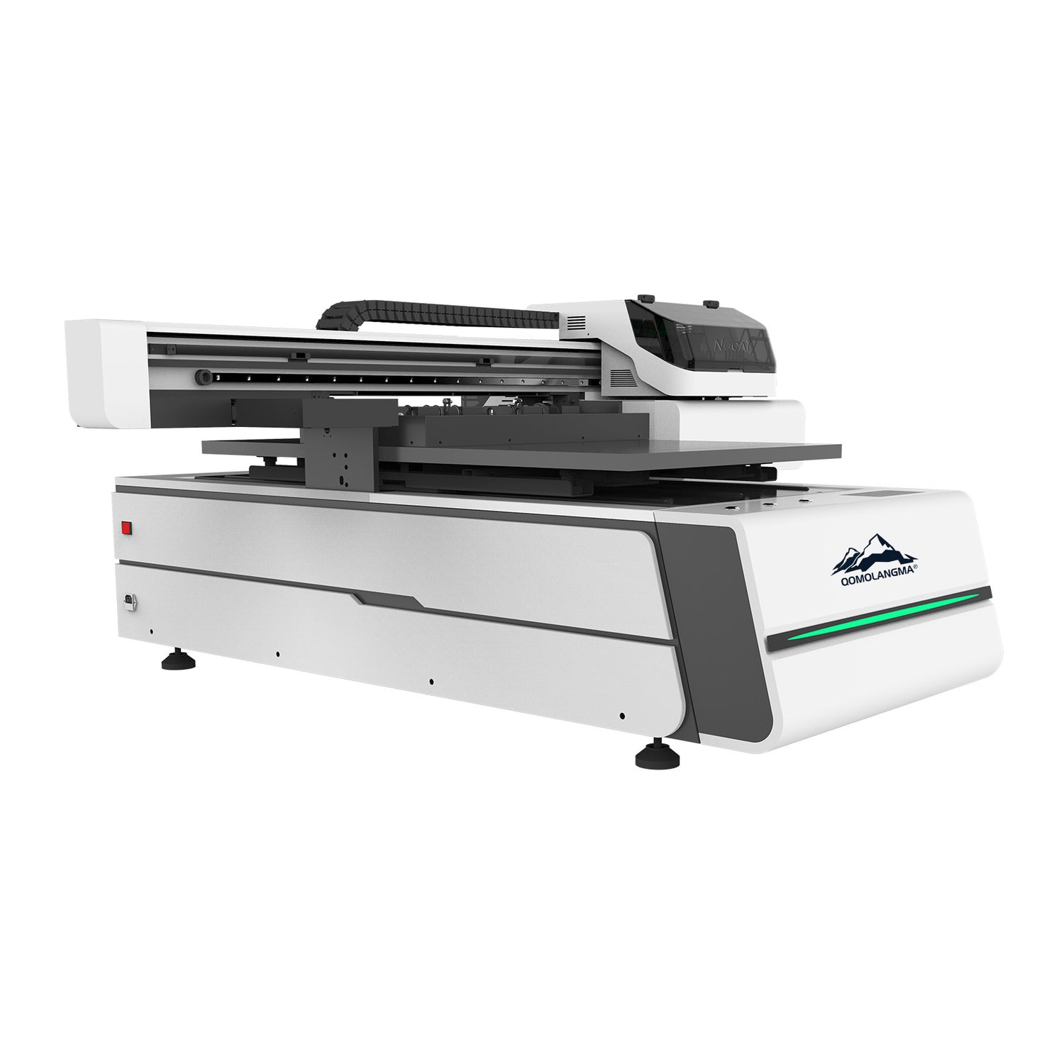 Qomolangma 6090 Digital Flatbed UV Printer, White Ink and Color Ink