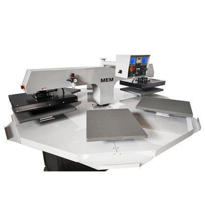 MEM 16"x20" Automatic Pneumatic 2-Head 6-Station Carousel Heat Press Machine