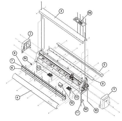 Thumb Screw L10 - For the Graphtec FC9000 (U621353011)