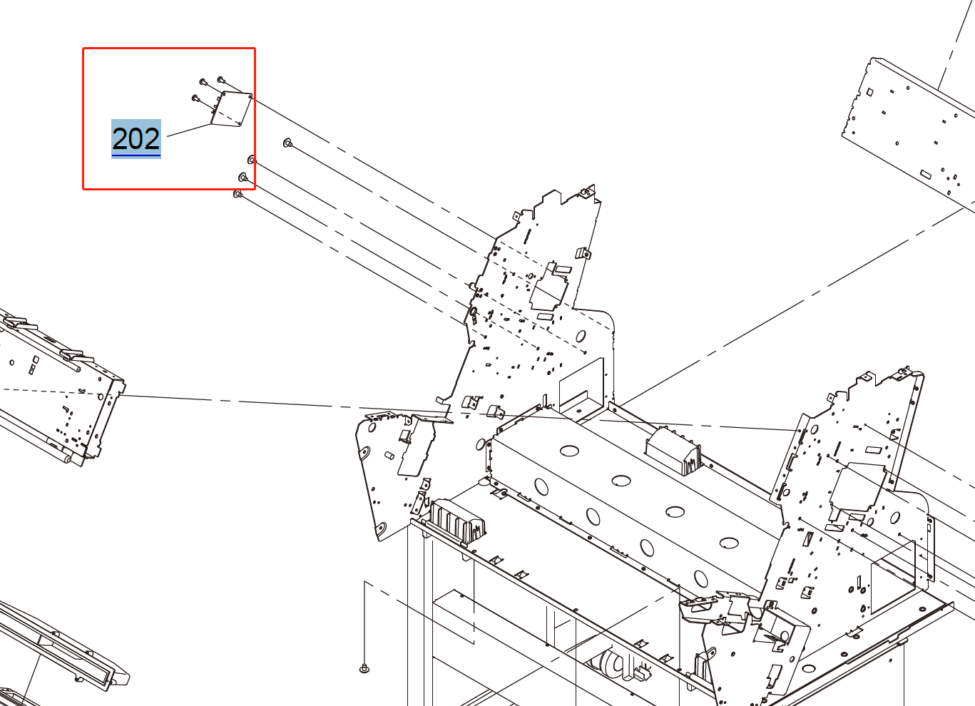 SUB C BOARD for EPSON P6000 P7000 P8000 P9000 / P6070 P7070 P8070 P9070 - 2168576