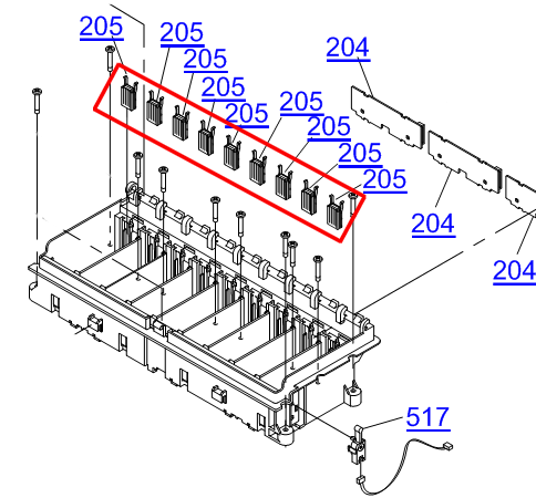 EPSON P600 P607 CSIC / Connector - 2108807