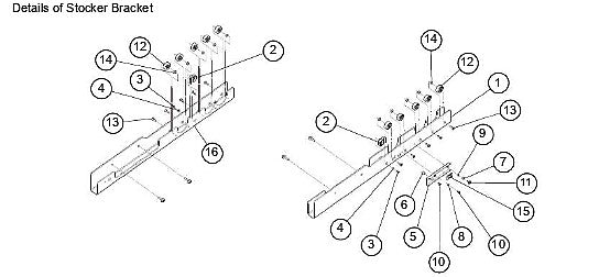 Plate, Stocker Stopper - For the Graphtec FC9000 (U621801730)