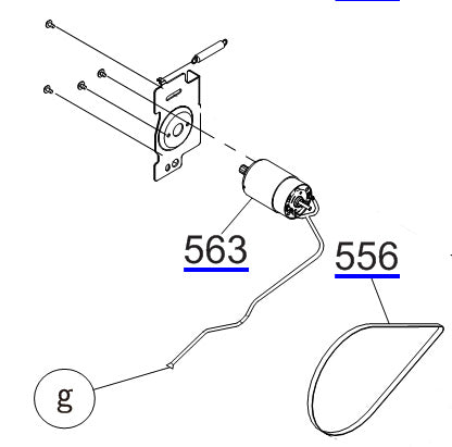 EPSON P10000 P10050 P10070 / P20000 P20050 P20070 PF Motor - 2169294