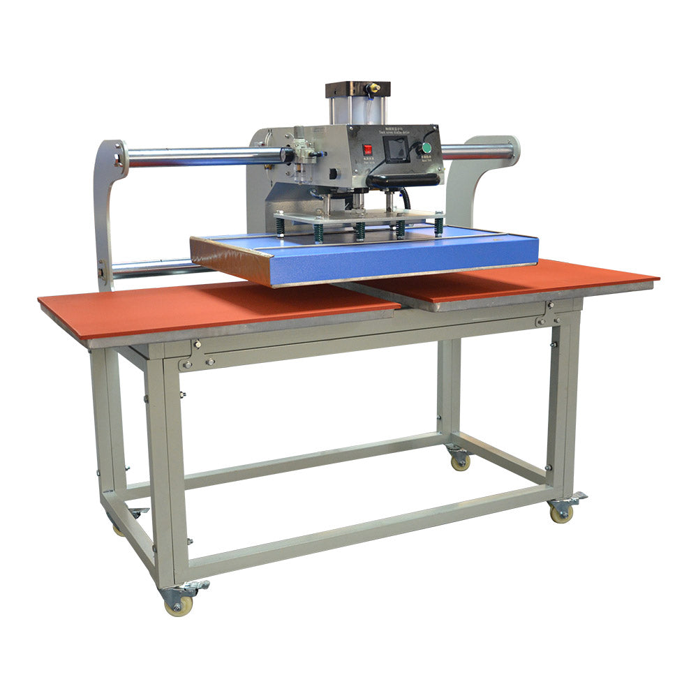 24&quot; x 31.5&quot; Heating Plate Movable Double Station Peneumatic Heat Press Machine