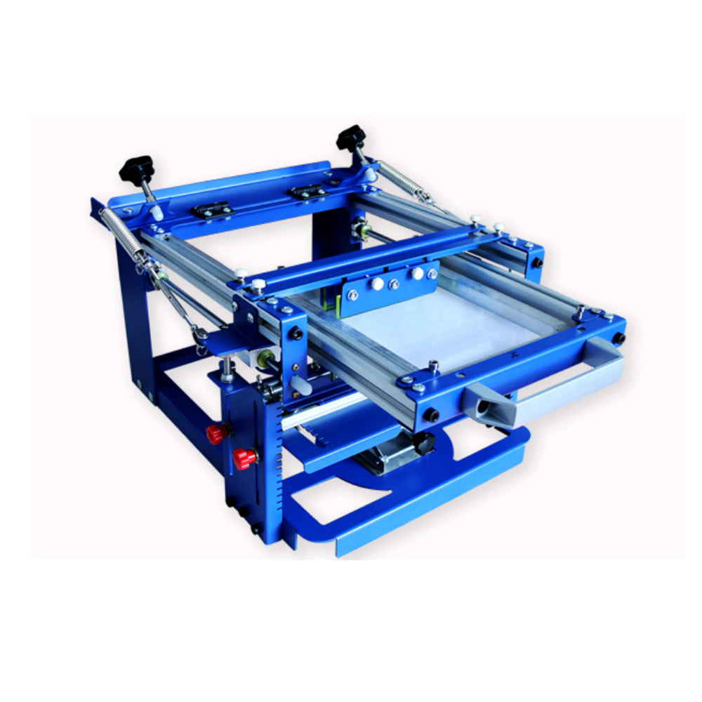 Manual Cylinder Curved Screen Printing Press for Cup / Mug / Bottle with 2 Free Frames (Diameter:3.15")