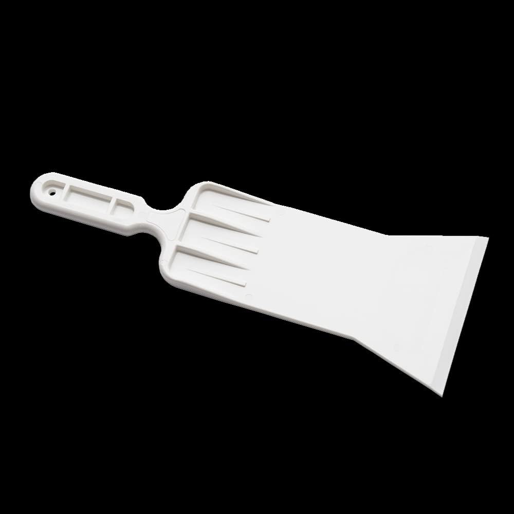 Bulldozer Automotive Squeegee for Window Tint Film Installing, Shower, Car Vinyl Wraps, Window and Glass Cleaning (White Wide) - 7.5 x 38cm