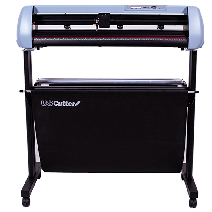 34" USCutter SC2 Series Vinyl Cutter (with Stand and Catch Basket) w/ VinylMaster Cut Design & Cut Software