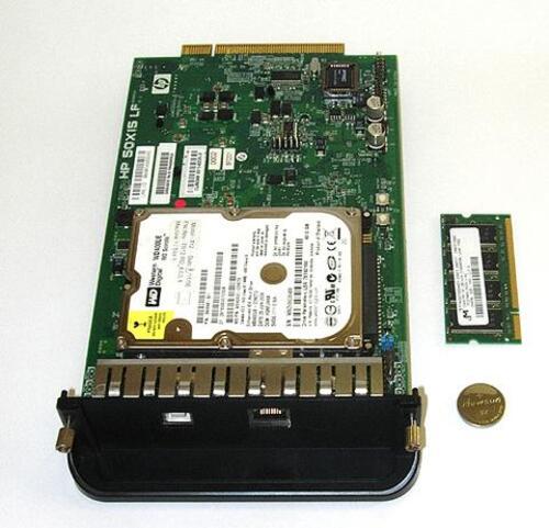 Formatter & 80GB SATA Hard Disk Drive Assembly for the HP Designjet T1100 (Q6683-60021)