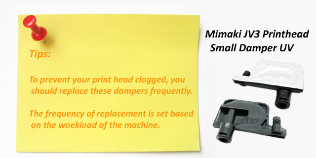 Mimaki JV3 JV4 JV22 Printhead Small Damper UV